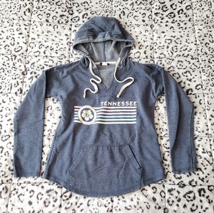 Tennessee Flower Rainbow Logo Fleece-Lined Hoodie Sz S